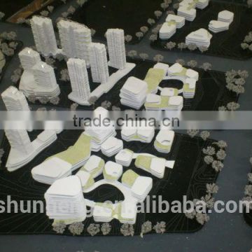 New product 1/1000 scale architectural block model
