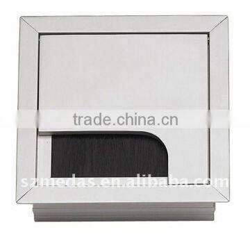 Aluminum Material Squared Desk Wire Box