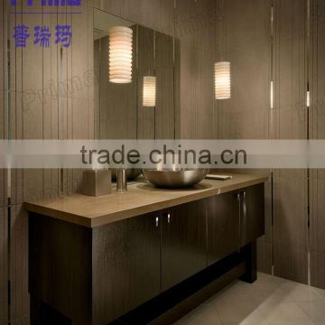 Europeann style modern MFC board porcelain bathroom vanity tops