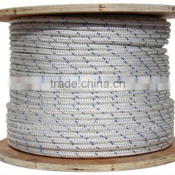 Colored dacron polyester double braided rope