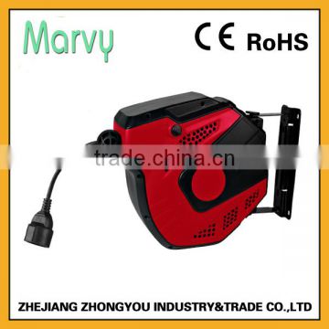 Innovative new product retractable cable reel with 10+1m electric cable