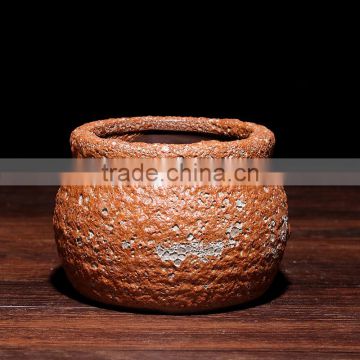 Hot sale eco flower pot , orange ceramic flower pots