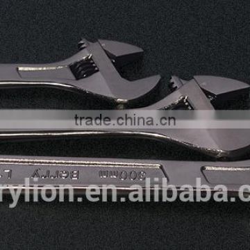 Berrylion 8-15" German type Black Pearl Nickel Alloyed Adjustable Wrench