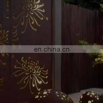 High quality corten steel garden screen sheet