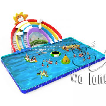 inflatable water slide, used pool slide, large inflatable pool slide for adult