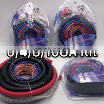 car audio connect ofc/cca 8GA amplifier wire kit subs amps wiring kit