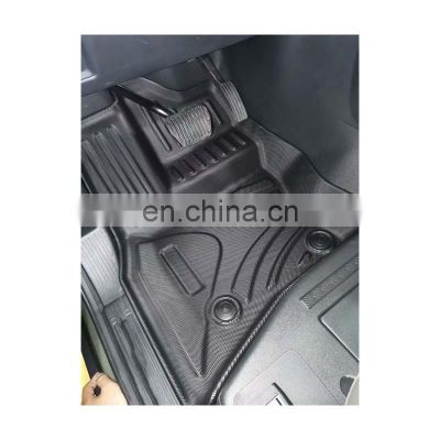 3PC Black Waterproof China Factory Custom Fit Car Floor Mats For defender