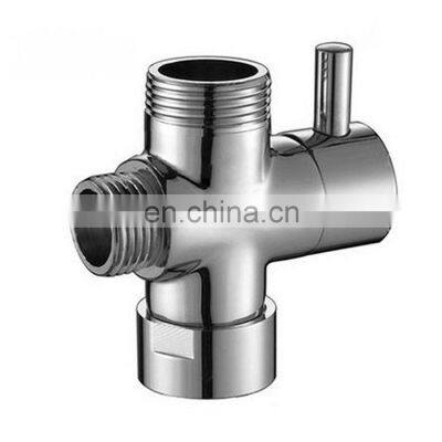 Hot and cold water used mix 2 way cross handle angle valve