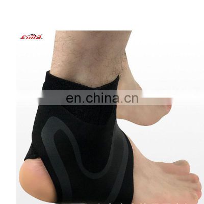 High Quality Elastic Breathable Sports Black Ankle Support Belt Ankle Adjustable Nylon Ankle Strap