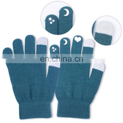 Custom Capacitive Touchscreen Winter Gloves  Warm Thermal Soft Touch Screen E Glove For Smart Phone Tablet iPad