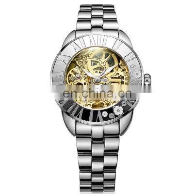 Wholesale Stainless Steel Back Top Branded Wrist Watch New Design Luxury Automatic Womens Watches