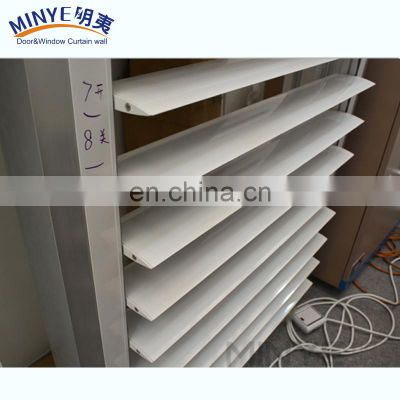 aluminum shutter window with hinges/exterior shutters