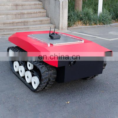 Rubber Track Undercarriage Chassis for Small Machine Size Adjustable Automatic anti-virus machine robot