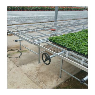 Hot sale farming vertical greenhouse time saving plastic hydroponics ebb and flow bench systems