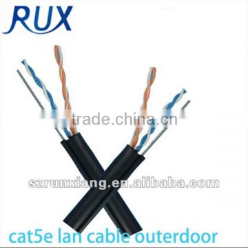 self-surporting amp outdoor network cable cat5e 2 pairs
