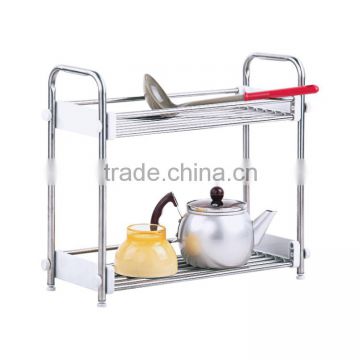 S/S+ABS 30.5*21.5*38.5 Kitchen appliances storage rack/steel rack/Sundries rack