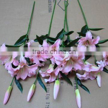 PU high quality artificial flower LILY FLOWER