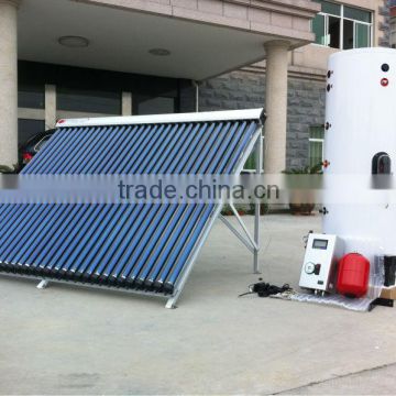 Single Copper coil split pressurized solar water heater system with CE/Solar keymark ( manufacturer )