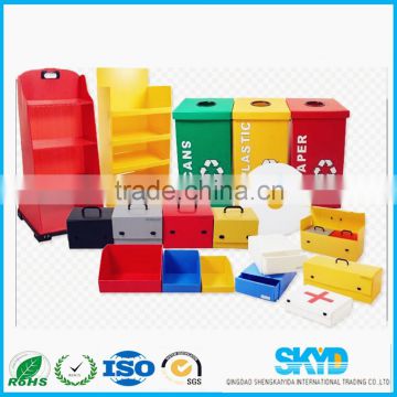 PP corrugated plastic sheet for recycle bin/box