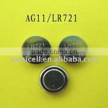 LR721 1.5V Alkaline Super Coin Dry Cell Battery AG11 Eunicell