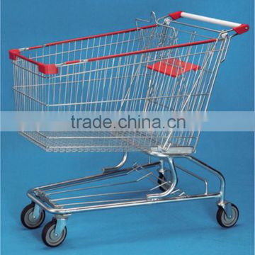 supermarket hand trolley american style trolley in china