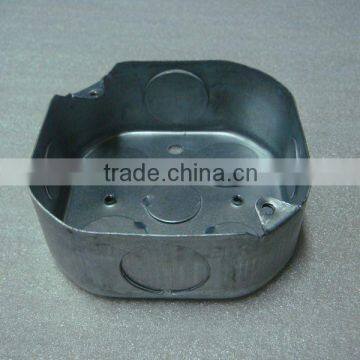 Galvanized steel electrical switch box