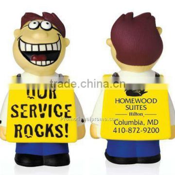 "Our Service Rocks" Stress,Promotional PU toy