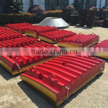 Stone Crusher Parts High Manganese Steel Castings Jaw Plate