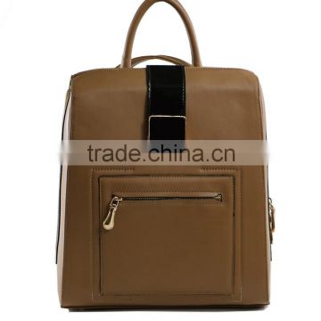 Women leather backpack from China supplier