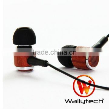 Wallytech Original New For iPod Wooden Earphone