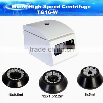 mini laboratory high speed portable centrifuge TG16-W