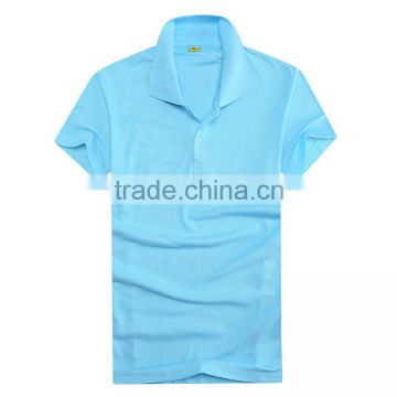 2016 new summer cotton shirt collar short sleeve pique polo t shirt men's fashion plain casual polo shirts