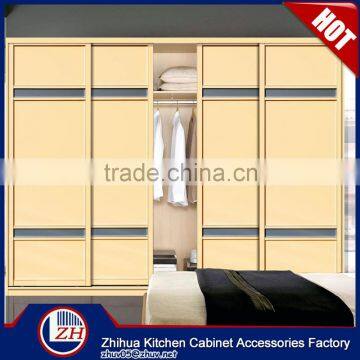 Zhihua Double color wardrobe design bedroom modular wardrobe