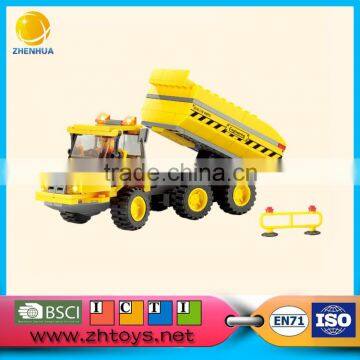 New kids items blocks engineering tipper truck 181PCS