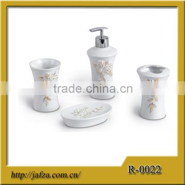 R-0022 4pcs cheap ceramic bathroom accessory