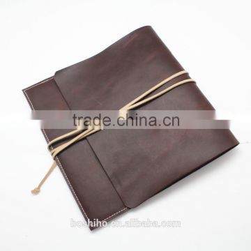 Customized design genuine leather pad tablet case cover