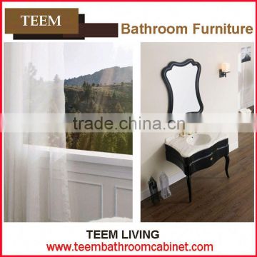 Teem home bathroom furniture Mirrored cabinets single stand cabinet