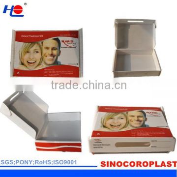 Custom Printed Packaging Tuck Top Color PP Corrugated Box