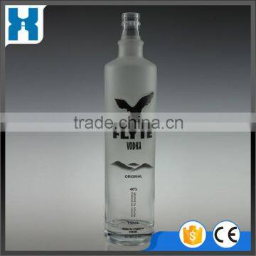 750ML EMPTY GLASS BOTTLE FOR VODKA GLASS BOTTLE MANUFACTURERS