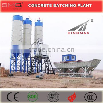 25m3/h HZS25 Lifting Hopper Stationary Ready Mix Concrete Batching Plant for sale made in China
