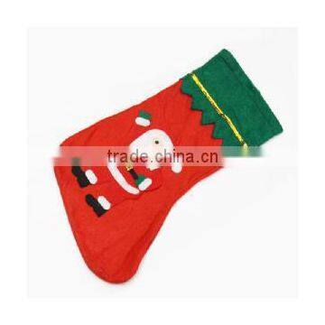Hot Sale Santa Claus Pattern Non-woven Christmas Stocking