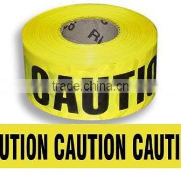 Yellow custom caution tape barricade tape