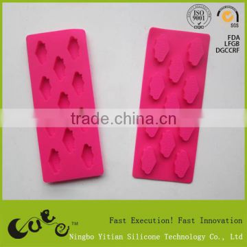 fancy shape silicone ice cube tray