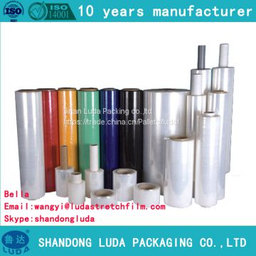 Factory wholesale anti tear transparent PE pallet packaging film