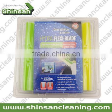 2017 New Style Twin Pack Flexi blade/water blade/car silicon water blade