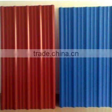 Corrugated colour steel sheet