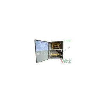 9 Channel 12V 60W CCTV Power Supplies For IR Illuminator 100VAC - 240VAC