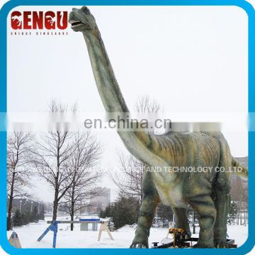 foam steel static dinosaur on playground