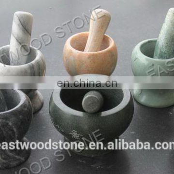 Nature stone mortar and pestle
