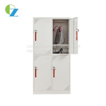 Cheap clothes storage steel metal 6 door cabinet sports locker style
